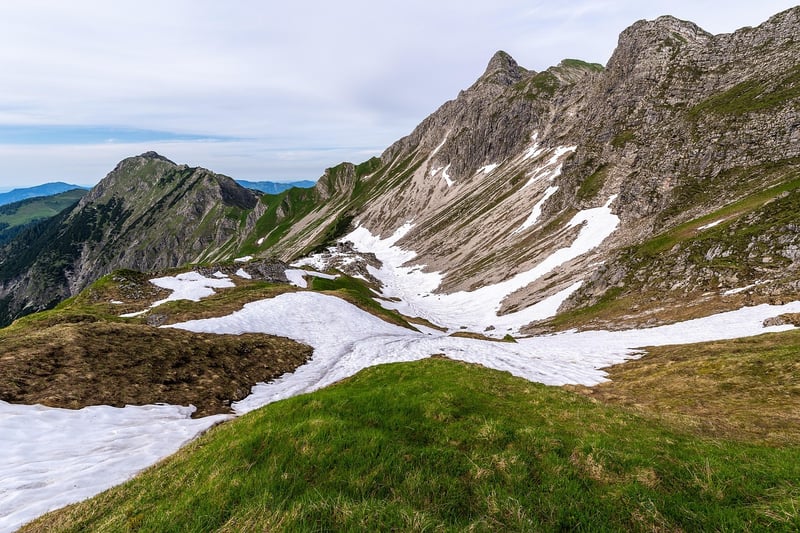 Rugged peaks
